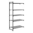 Cambro Camshelving Basics Plus Add-On 5V Shelving Unit – Brushed Graphite