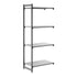 Cambro Camshelving Basics Plus Add-On 4S Shelving Unit – Brushed Graphite