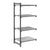 Cambro Camshelving Basics Plus Add-On 4vs Shelving Unit – Brushed Graphite