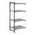 Cambro Camshelving Basics Plus Add-On 4V Shelving Unit – Brushed Graphite