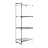 Cambro Camshelving Basics Plus Add-On 4vs Shelving Unit – Brushed Graphite