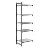 Cambro Camshelving Basics Plus Add-On 5VS Shelving Unit – Brushed Graphite