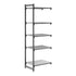 Cambro Camshelving Basics Plus Add-On 5VS Shelving Unit – Brushed Graphite