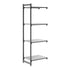 Cambro Camshelving Basics Plus Add-On 4S Shelving Unit – Brushed Graphite