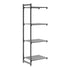 Cambro Camshelving Basics Plus Add-On 4V Shelving Unit – Brushed Graphite