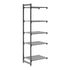 Cambro Camshelving Basics Plus Add-On 5V Shelving Unit – Brushed Graphite