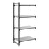 Cambro Camshelving Basics Plus Add-On 4S Shelving Unit – Brushed Graphite