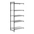 Cambro Camshelving Basics Plus Add-On 5VS Shelving Unit – Brushed Graphite