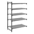 Cambro Camshelving Basics Plus Add-On 5V Shelving Unit – Brushed Graphite