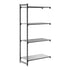 Cambro Camshelving Basics Plus Add-On 4vs Shelving Unit – Brushed Graphite