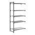 Cambro Camshelving Basics Plus Add-On 5VS Shelving Unit – Brushed Graphite
