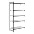 Cambro Camshelving Basics Plus Add-On 5S Shelving Unit – Brushed Graphite