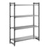 Cambro Camshelving Basics Plus Starter 4VS Shelving Unit – Brushed Graphite