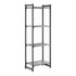 Cambro Camshelving Basics Plus Starter 4VS Shelving Unit – Brushed Graphite