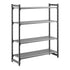 Cambro Camshelving Basics Plus Starter 4V Shelving Unit – Brushed Graphite