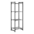 Cambro Camshelving Basics Plus Starter 4VS Shelving Unit – Brushed Graphite