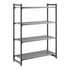 Cambro Camshelving Basics Plus Starter 4V Shelving Unit – Brushed Graphite