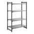 Cambro Camshelving Basics Plus Starter 4S Shelving Unit – Brushed Graphite