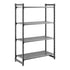 Cambro Camshelving Basics Plus Starter 4V Shelving Unit – Brushed Graphite
