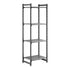 Cambro Camshelving Basics Plus Starter 4V Shelving Unit – Brushed Graphite