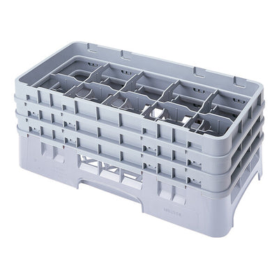 Cambro Camrack 10 Compartment Half Size Glass Rack with 6 7/8 Inch Compartments ( Case of 3 )