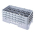 Cambro Camrack 10 Compartment Half Size Glass Rack with 6 7/8 Inch Compartments ( Case of 3 )