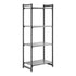 Cambro Camshelving Basics Plus Starter 4S Shelving Unit – Brushed Graphite