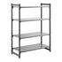Cambro Camshelving Basics Plus Starter 4S Shelving Unit – Brushed Graphite