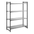 Cambro Camshelving Basics Plus Starter 4S Shelving Unit – Brushed Graphite