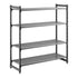 Cambro Camshelving Basics Plus Starter 4V Shelving Unit – Brushed Graphite
