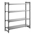 Cambro Camshelving Basics Plus Starter Shelving Unit – Brushed Graphite