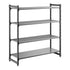 Cambro Camshelving Basics Plus Starter 4VS Shelving Unit – Brushed Graphite