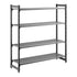 Cambro Camshelving Basics Plus Starter 4V Shelving Unit – Brushed Graphite