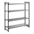 Cambro Camshelving Basics Plus Starter 4VS Shelving Unit – Brushed Graphite