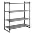 Cambro Camshelving Basics Plus Starter 4V Shelving Unit – Brushed Graphite