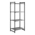 Cambro Camshelving Basics Plus Starter 4V Shelving Unit – Brushed Graphite