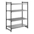 Cambro Camshelving Basics Plus Starter 4VS Shelving Unit – Brushed Graphite