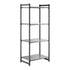 Cambro Camshelving Basics Plus Starter 4S Shelving Unit – Brushed Graphite