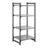 Cambro Camshelving Basics Plus Starter 4S Shelving Unit – Brushed Graphite