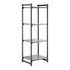 Cambro Camshelving Basics Plus Starter 4S Shelving Unit – Brushed Graphite