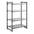 Cambro Camshelving Basics Plus Starter 4S Shelving Unit – Brushed Graphite