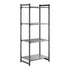 Cambro Camshelving Basics Plus Starter 4VS Shelving Unit – Brushed Graphite