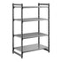Cambro Camshelving Basics Plus Starter 4VS Shelving Unit – Brushed Graphite