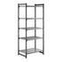 Cambro Camshelving Basics Plus Starter 5VS Shelving Unit – Brushed Graphite
