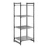 Cambro Camshelving Basics Plus Starter 4VS Shelving Unit – Brushed Graphite