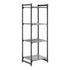 Cambro Camshelving Basics Plus Starter 4VS Shelving Unit – Brushed Graphite