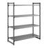 Cambro Camshelving Basics Plus Starter 4V Shelving Unit – Brushed Graphite