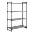 Cambro Camshelving Basics Plus Starter 4V Shelving Unit – Brushed Graphite