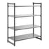 Cambro Camshelving Basics Plus Starter 4S Shelving Unit – Brushed Graphite