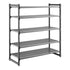 Cambro Camshelving Basics Plus Starter 5V Shelving Unit – Brushed Graphite